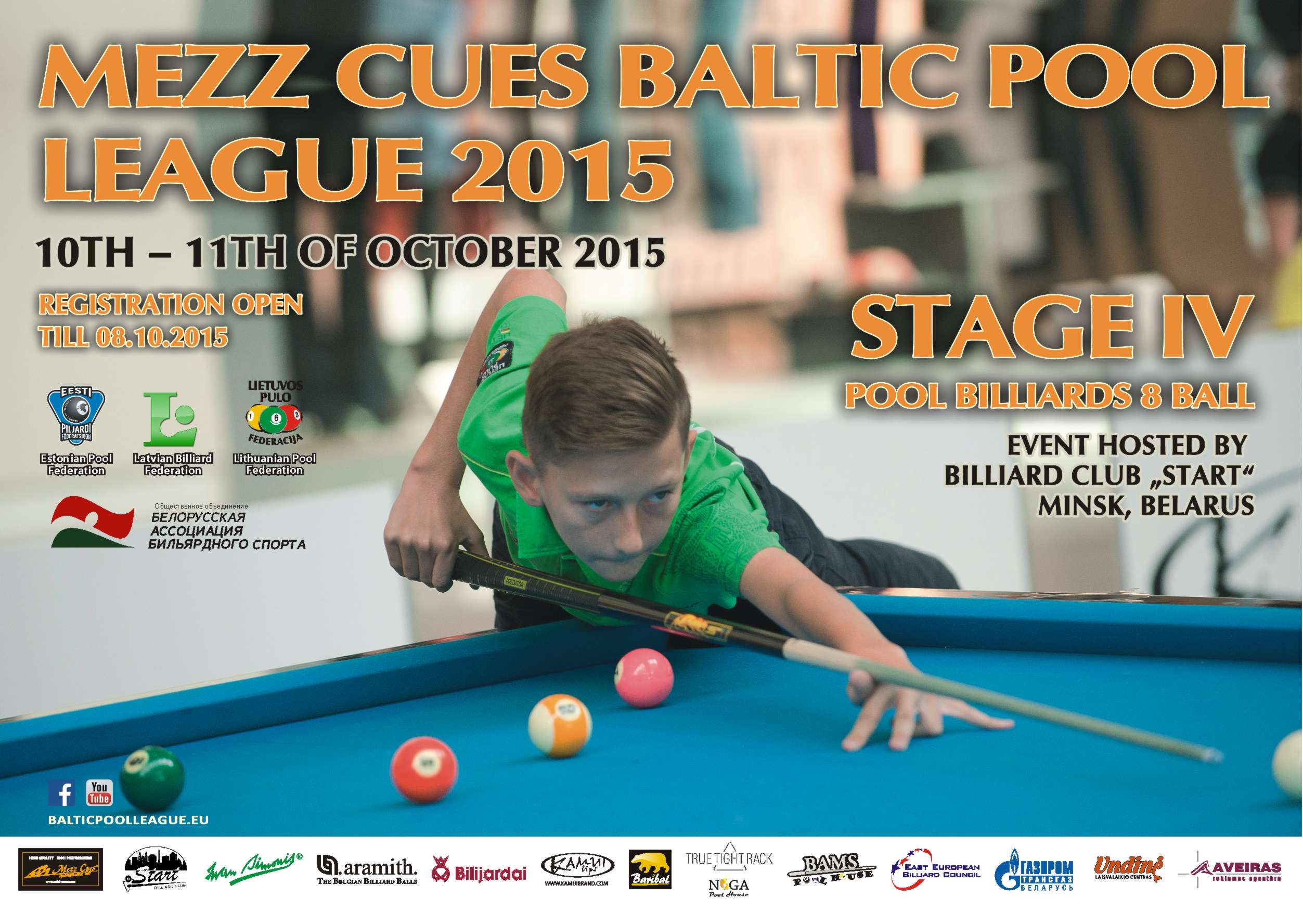 Mezz Cues Baltic Pool League 2015